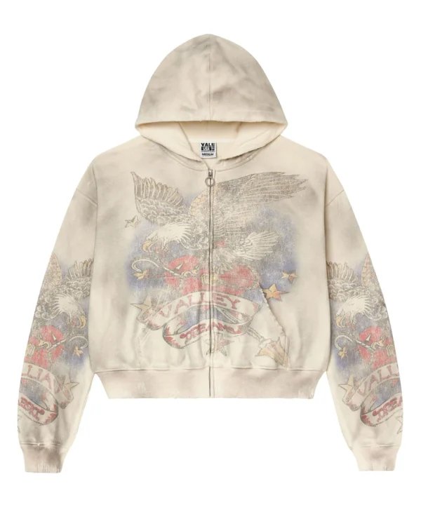 0905_VALLEY-DREAMS_SCREAMIN-EAGLE_LS-HOODIE_TATTERED-CREAM_001.webp Vale Forever NOSTALGIA ZIP UP