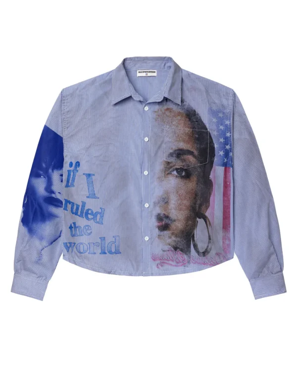 Vale Forever FREEDOM BUTTON UP [PINSTRIPE]