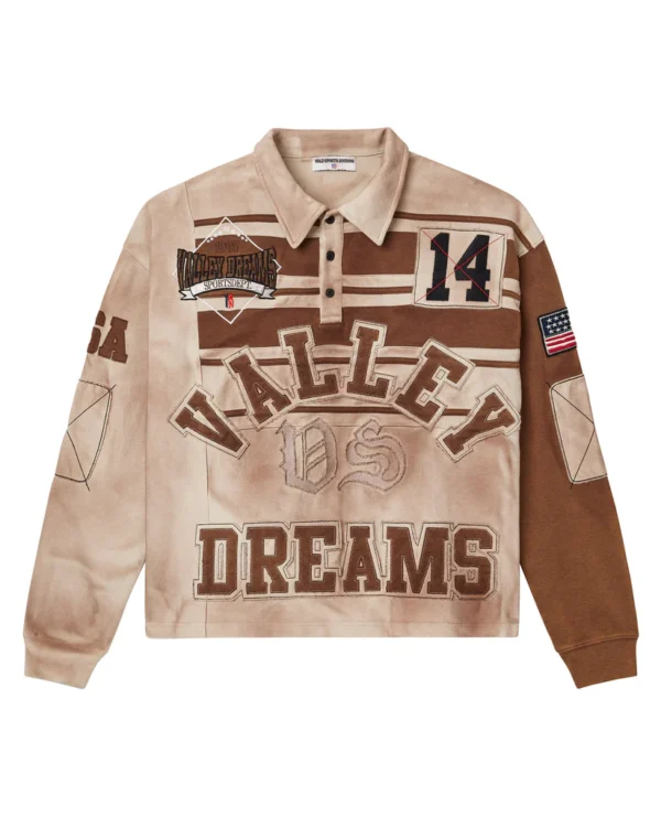 2506_VALLEY-DREAMS_VINTAGE-SPORTS_LS-POLO_BRWN_001.webp Vale Forever CHOCOLATE CLASSIC RUGBY
