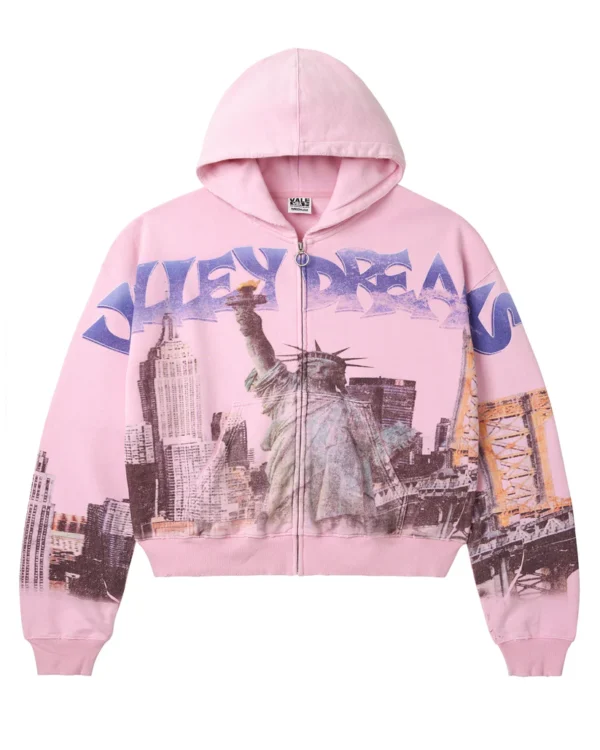 Vale Forever NYC ZIP UP [PINK]